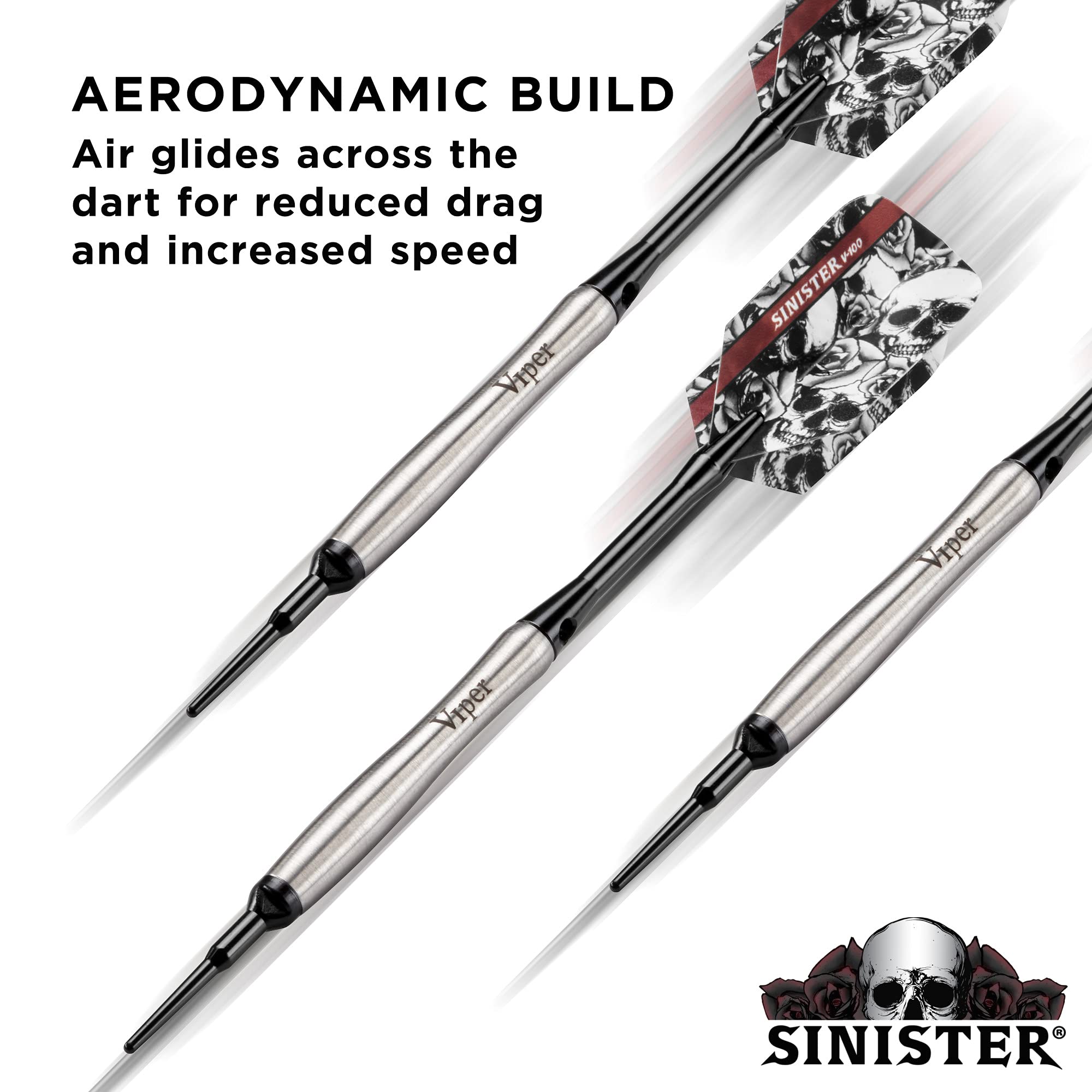 Foto 5 pulgar | Barril Contorneado Darts Viper, 18 G, Tungsteno Con Accesorios, Plateado - Venta Internacional.