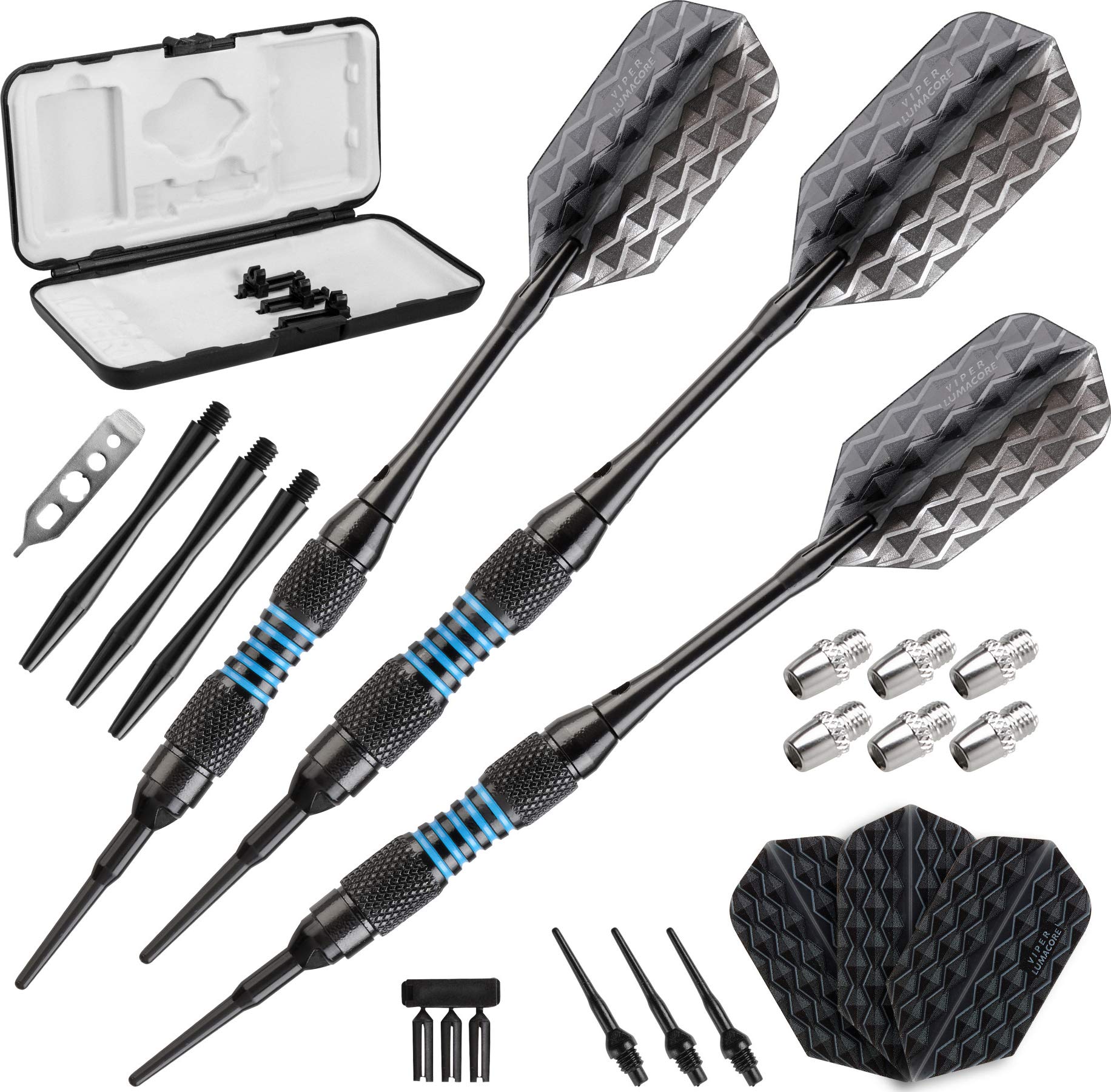 Foto 2 pulgar | Darts Viper Bobcat, Peso Ajustable, Punta Blanda, 16-19 G, Con Funda - Venta Internacional.