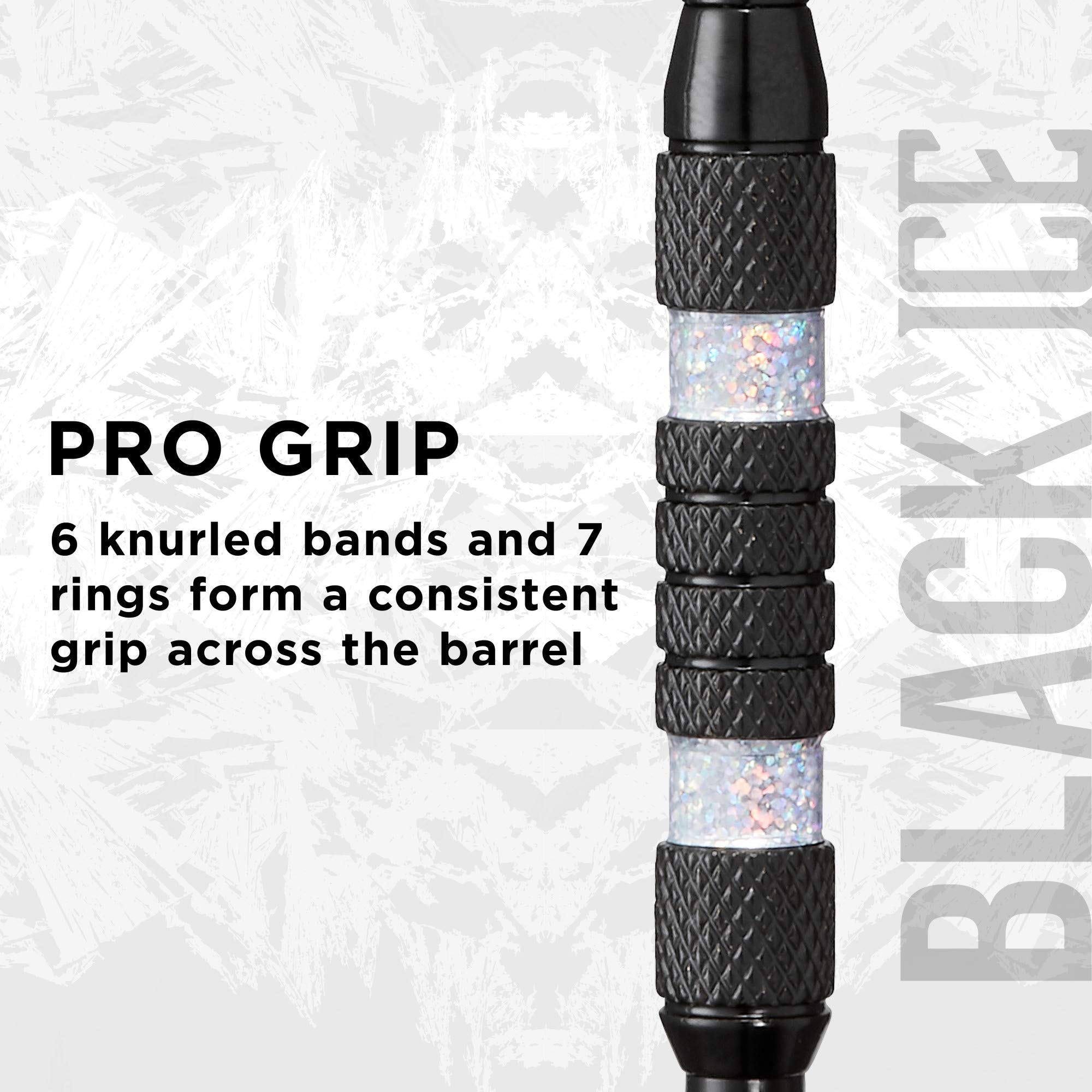Foto 6 pulgar | Darts Viper Black Ice Soft Tip, 18 G, Con Anillos Plateados - Venta Internacional.