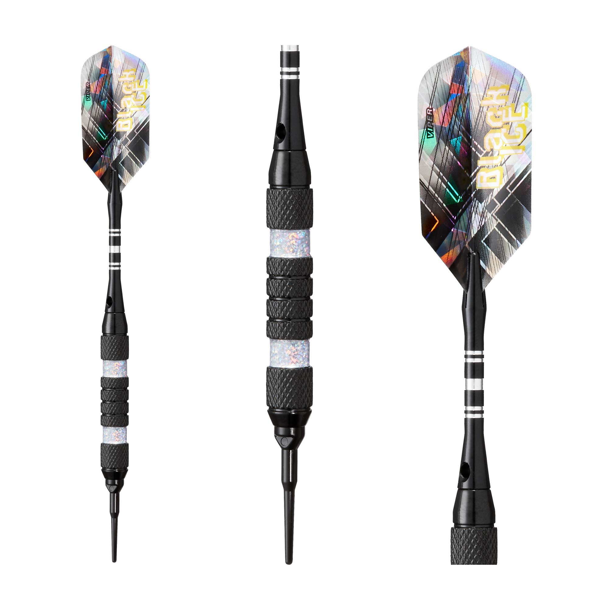 Foto 8 pulgar | Darts Viper Black Ice Soft Tip, 18 G, Con Anillos Plateados - Venta Internacional.