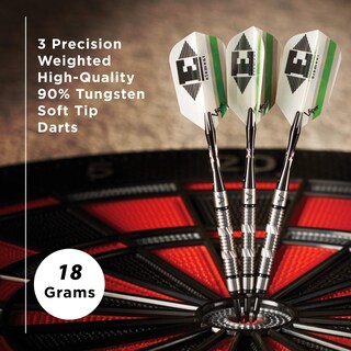 Foto 2 | Barril Darts Viper Ringed De Tungsteno Y Níquel De 18 G Con Funda - Venta Internacional.