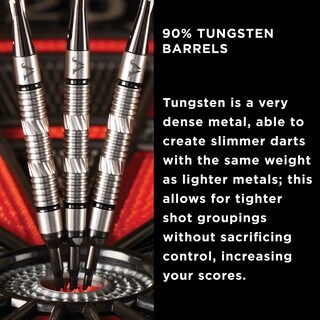 Foto 5 | Barril Darts Viper Ringed De Tungsteno Y Níquel De 18 G Con Funda - Venta Internacional.