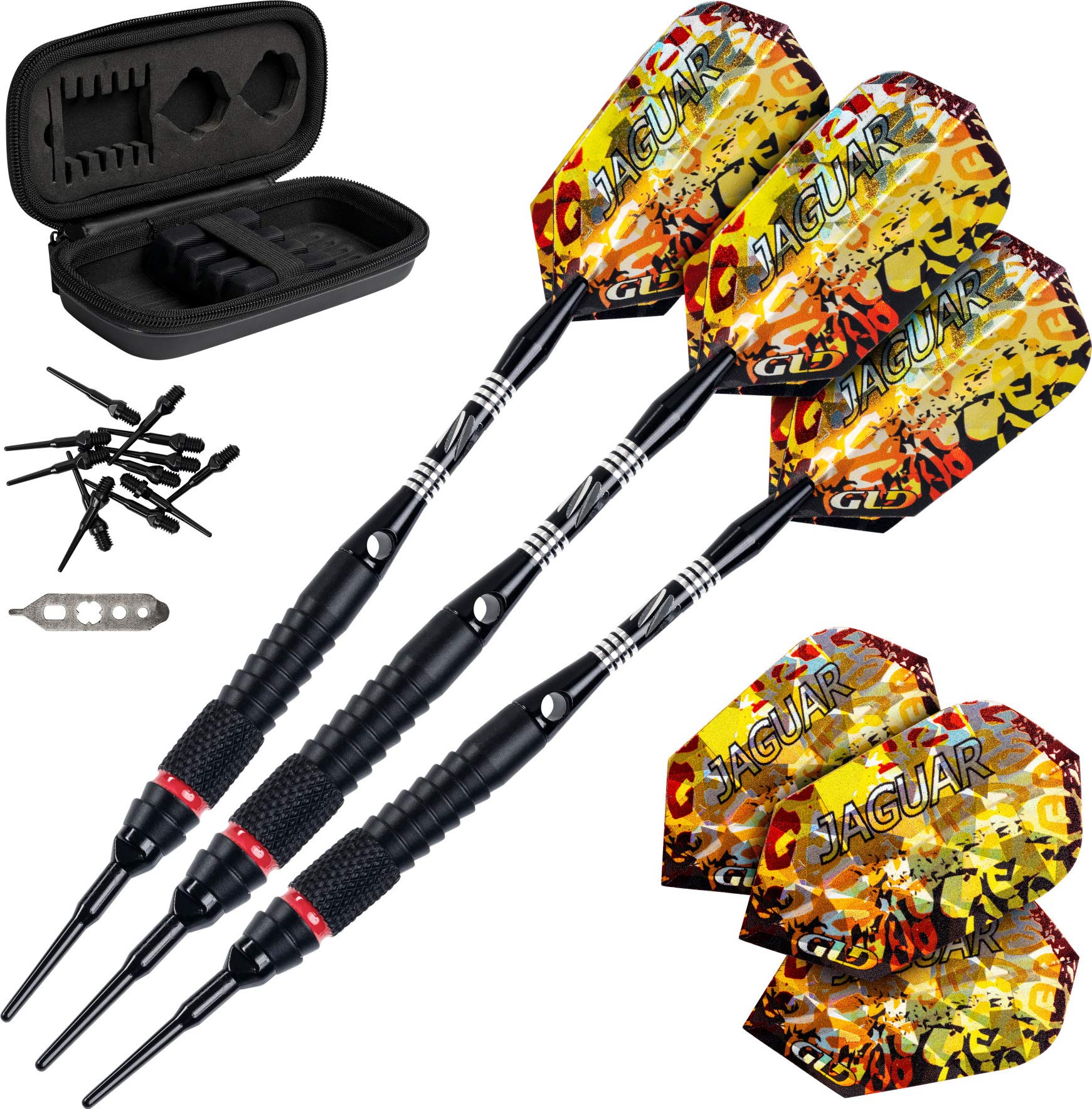 Foto 2 pulgar | Darts Viper Jaguar 80, Punta Blanda De Tungsteno, 18 G, Con Funda Para Adulto - Venta Internacional.