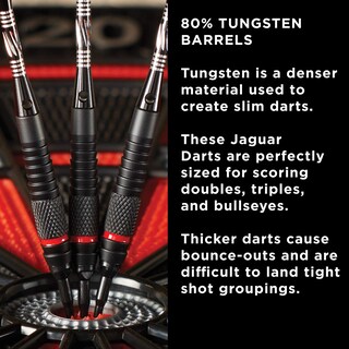 Foto 4 | Darts Viper Jaguar 80, Punta Blanda De Tungsteno, 18 G, Con Funda Para Adulto - Venta Internacional.
