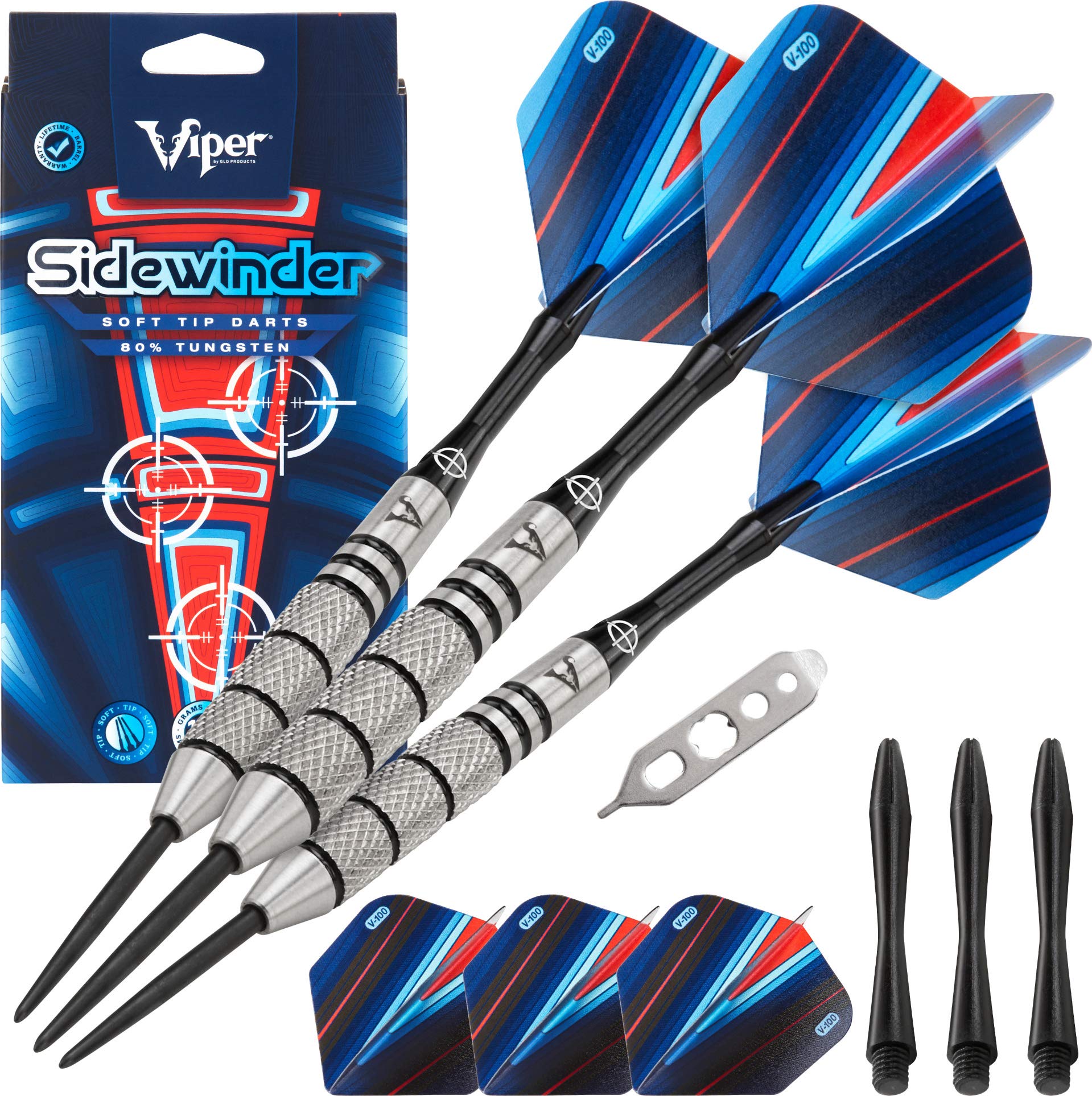 Foto 2 pulgar | Darts Viper Black Ring Barrel, 21 G, 80% Tungsteno, Unisex, Adulto - Venta Internacional.