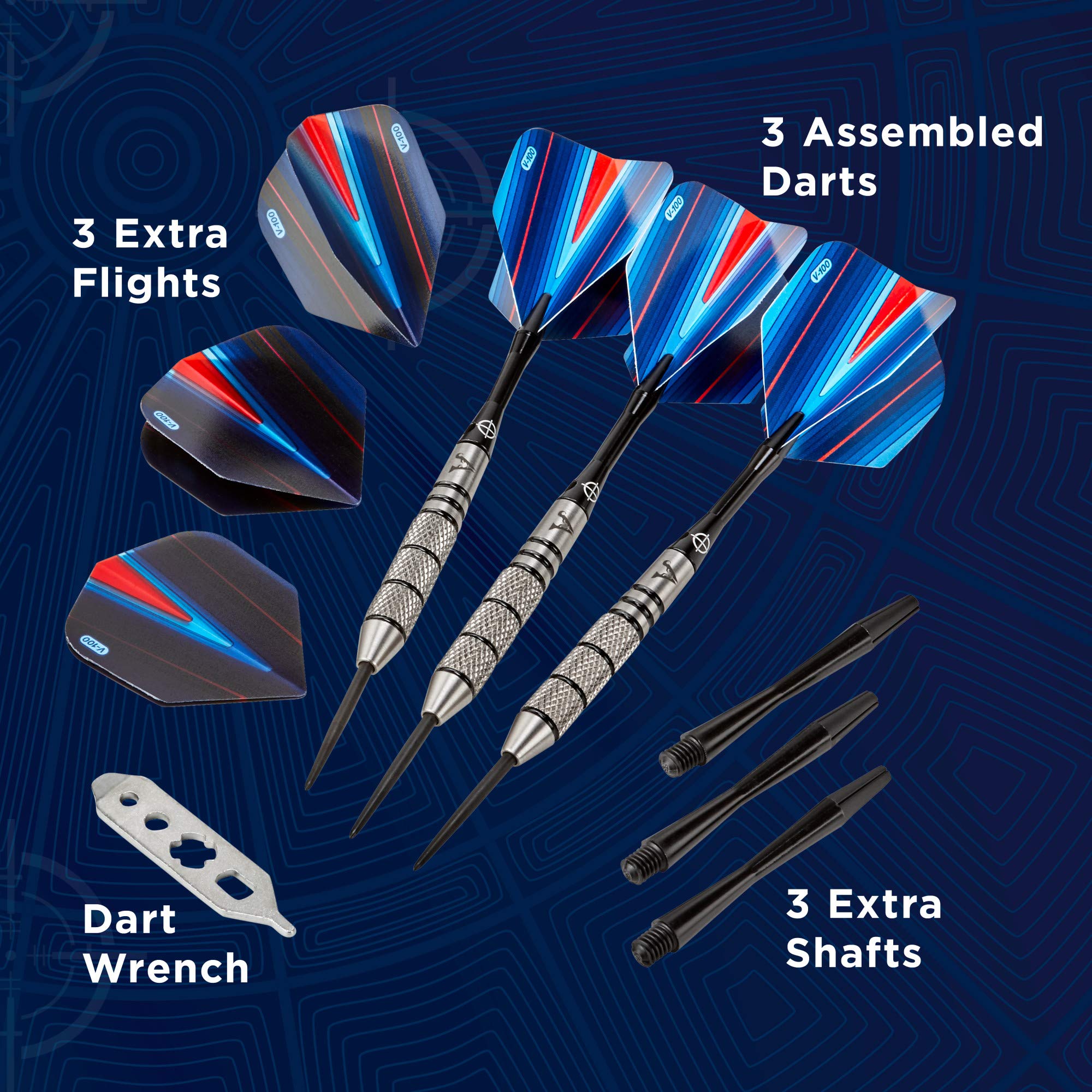 Foto 4 pulgar | Darts Viper Black Ring Barrel, 21 G, 80% Tungsteno, Unisex, Adulto - Venta Internacional.