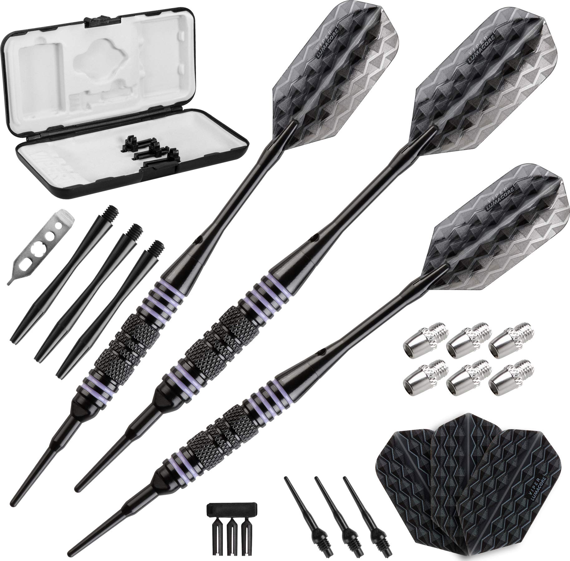 Foto 2 pulgar | Darts Viper Bobcat, Peso Ajustable, Punta Blanda, 16-18 G, Con Funda - Venta Internacional.