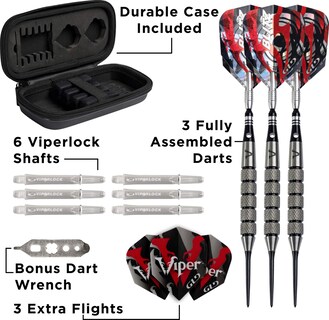 Foto 4 | Juego De Dardos Viper Blitz 95 Con Punta De Acero De Tungsteno, 28 G, Con Funda - Venta Internacional.