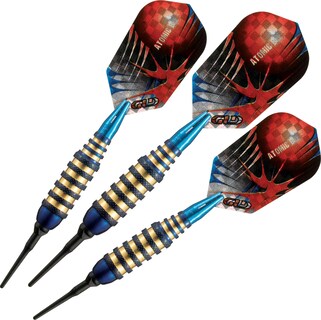 Foto 1 | Juego De 3 Dardos Soft Tip Viper Atomic Bee, 16 G, Azul Con Puntas 2ba - Venta Internacional.
