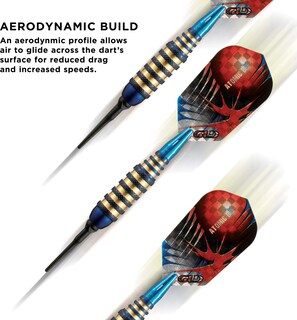 Foto 4 | Juego De 3 Dardos Soft Tip Viper Atomic Bee, 16 G, Azul Con Puntas 2ba - Venta Internacional.