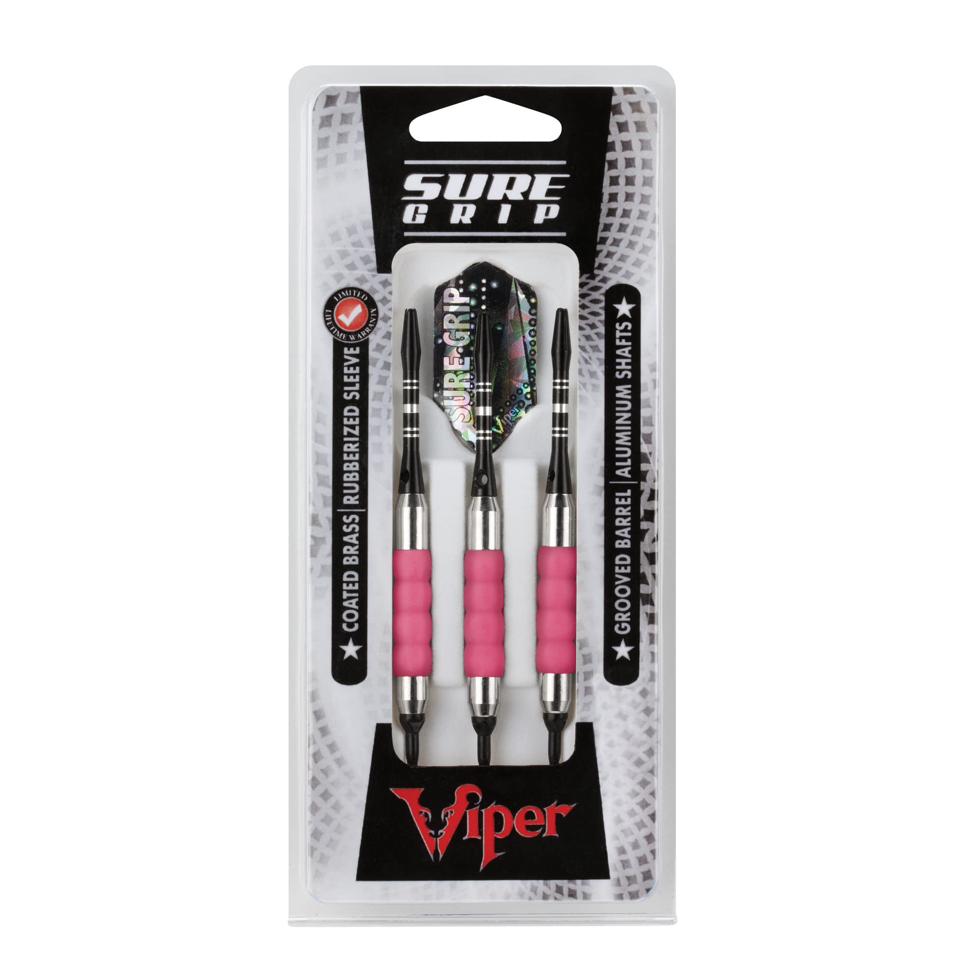 Foto 8 pulgar | Dardos Viper Sure Grip Soft Tip 18 g Chapado en Níquel Rosa y Plateado - Venta Internacional