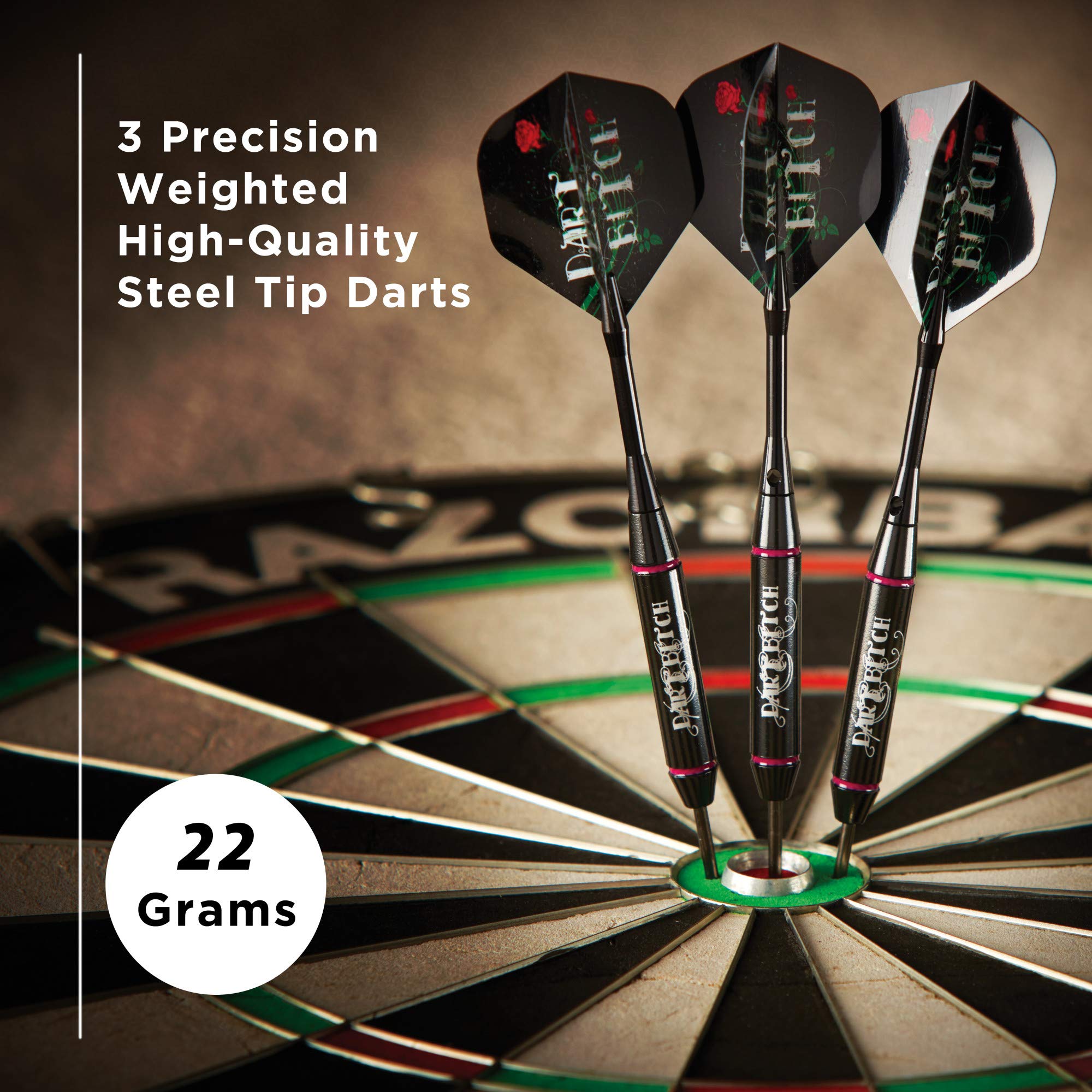 Foto 2 | Juego de Dardos Viper Vanity Series Dart B*tch con Punta de Acero 22 g con Funda - Venta Internacional