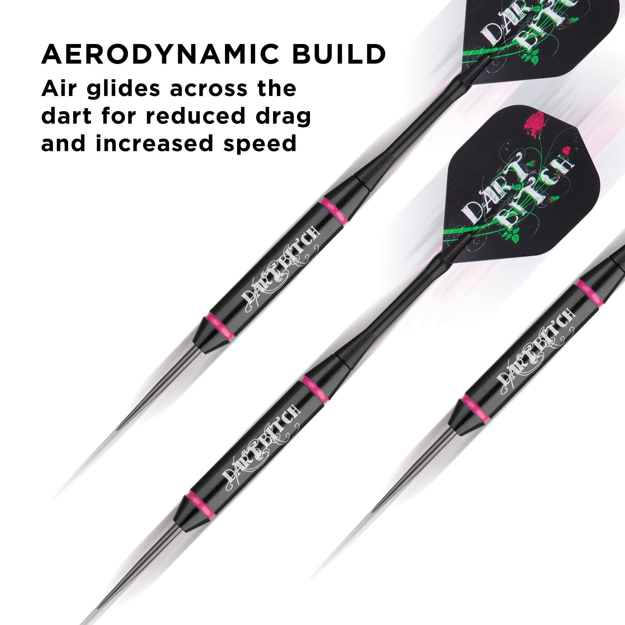 Foto 8 pulgar | Juego de Dardos Viper Vanity Series Dart B*tch con Punta de Acero 22 g con Funda - Venta Internacional
