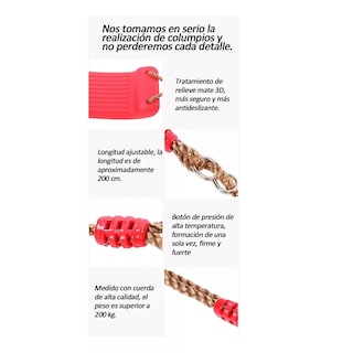 Foto 3 | Asiento Infantil, Columpio Exterior Eo Safe Imports Esi-15875 Amarillo