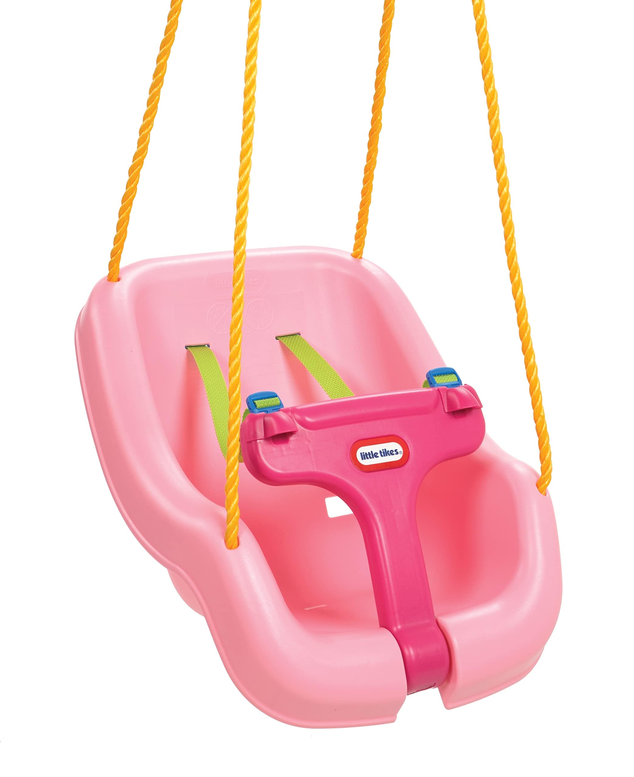 Foto 3 pulgar | Swing Little Tikes Snug 'n Secure, 2 En 1, 9m-4y, Rosa, Con Correas - Venta Internacional.