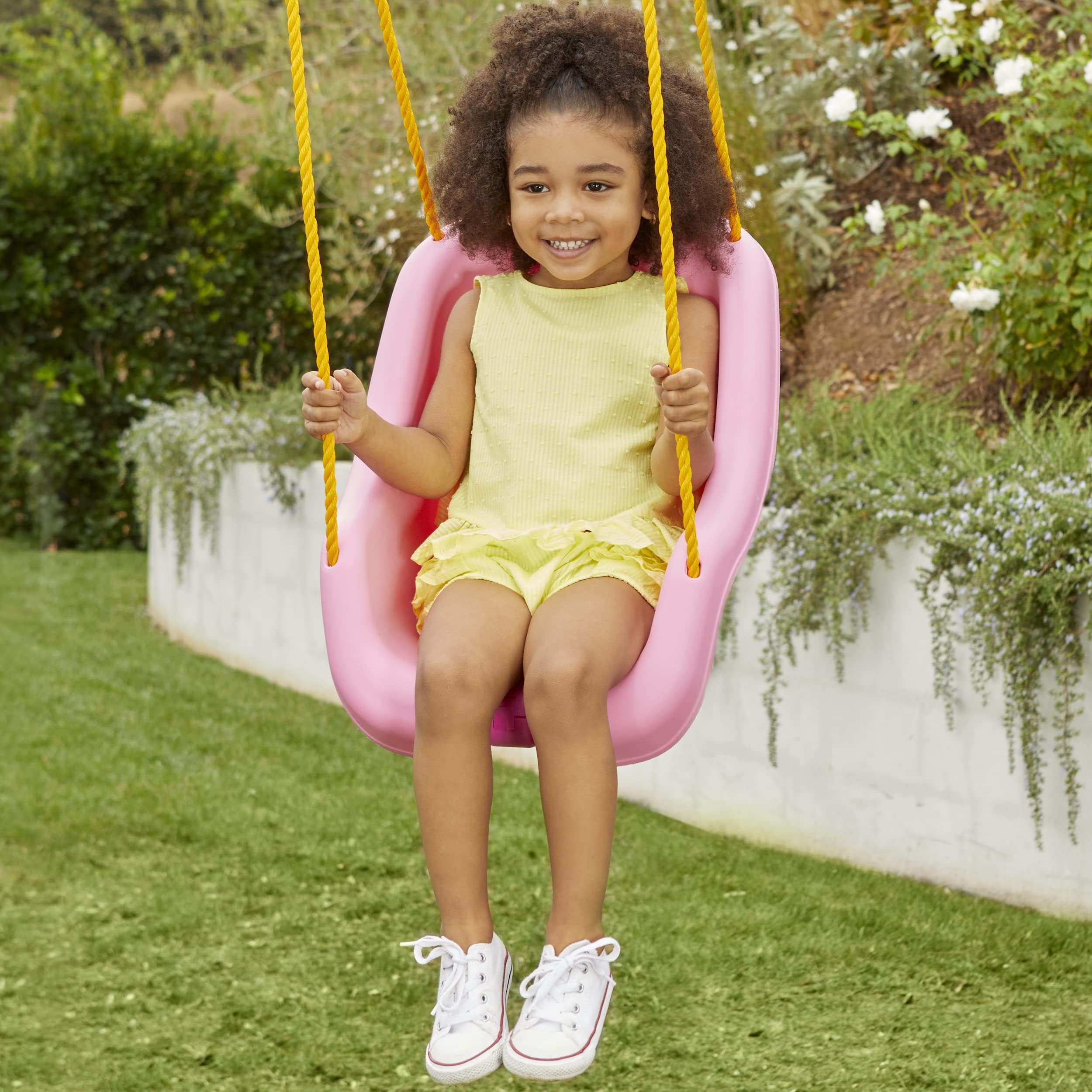 Foto 6 pulgar | Swing Little Tikes Snug 'n Secure, 2 En 1, 9m-4y, Rosa, Con Correas - Venta Internacional.
