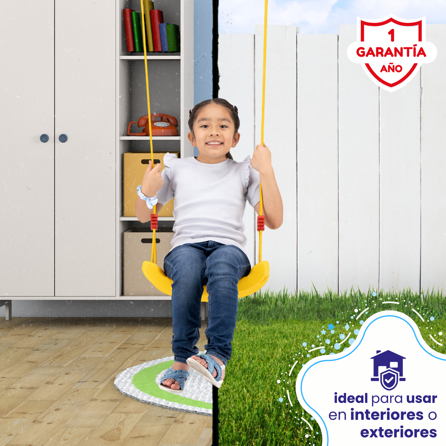 Foto 5 | Asiento Para Columpio 40 Cm  6-12 Años - Enerplay