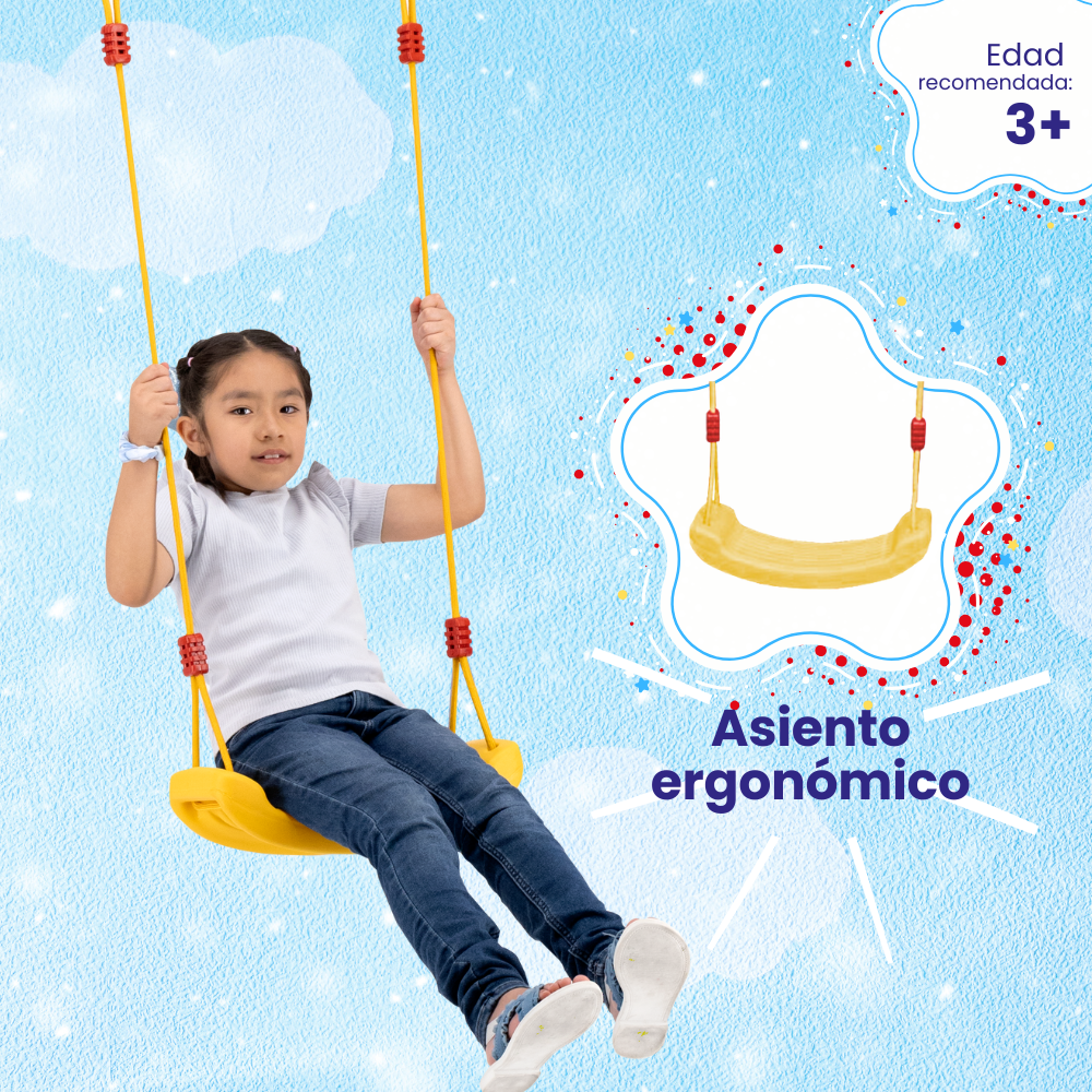 Foto 3 pulgar | Columpio Para Niños 170x152cm - Enerplay