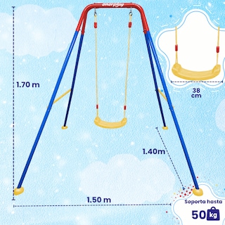 Foto 4 | Columpio Para Niños 170x152cm - Enerplay