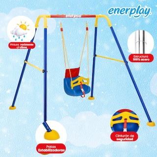 Foto 3 | Columpio Para Niños Madrid 150x160cm - Enerplay