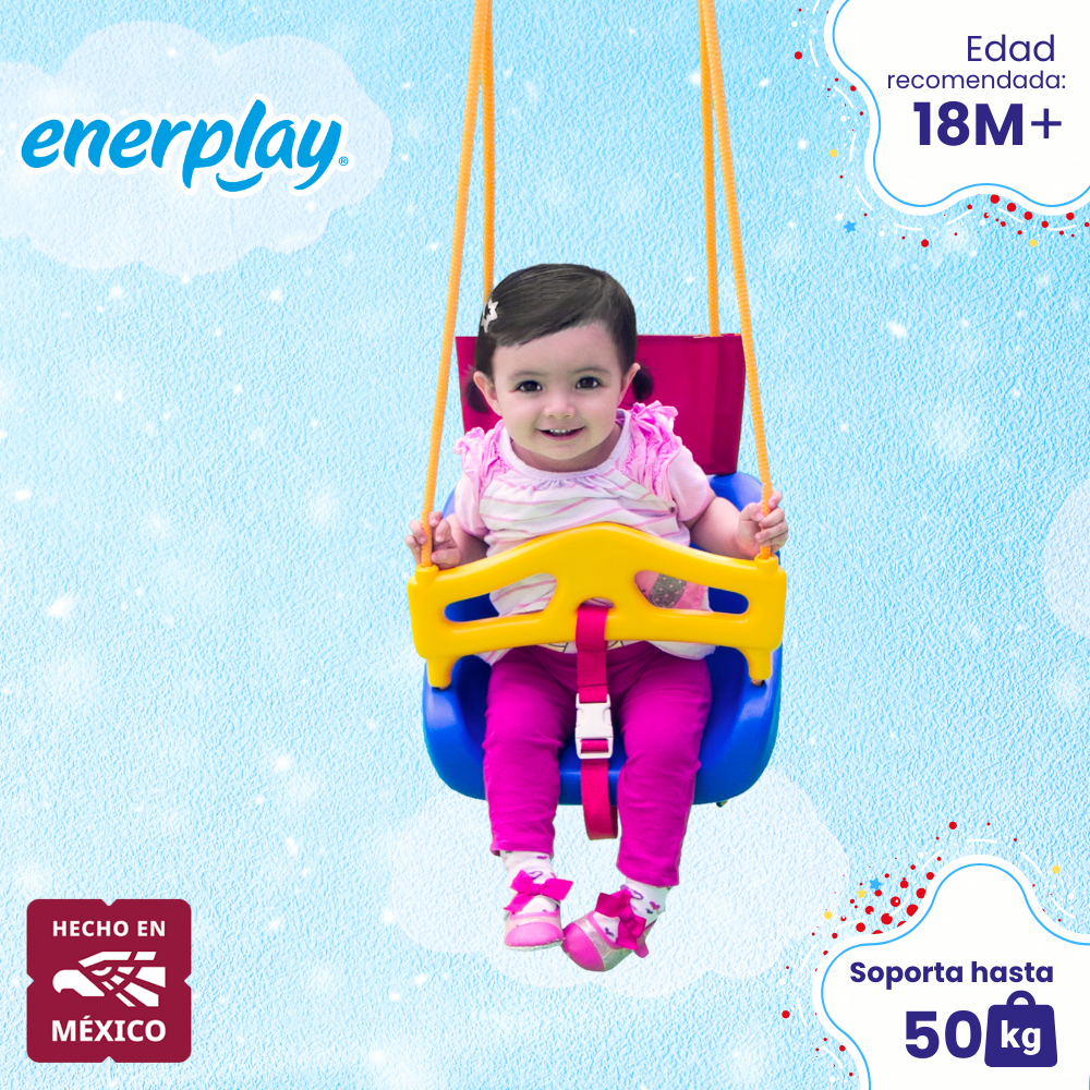 Foto 2 | Columpio Para Bebe  Asiento Seguro Con Respaldo - Enerplay