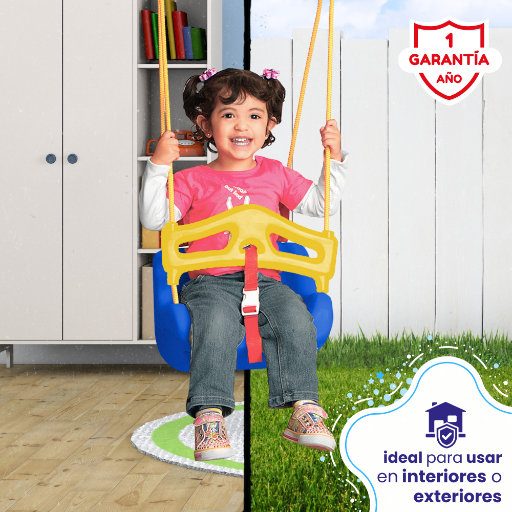 Foto 5 | Columpio Para Bebe  Asiento Seguro Con Respaldo - Enerplay