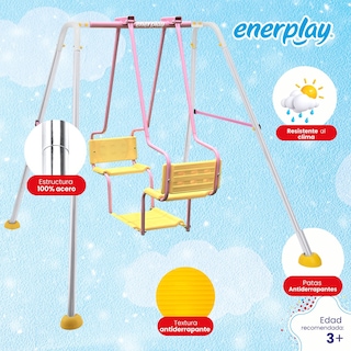 Foto 3 | Columpio Doble Torino 150x160 Cm - Enerplay