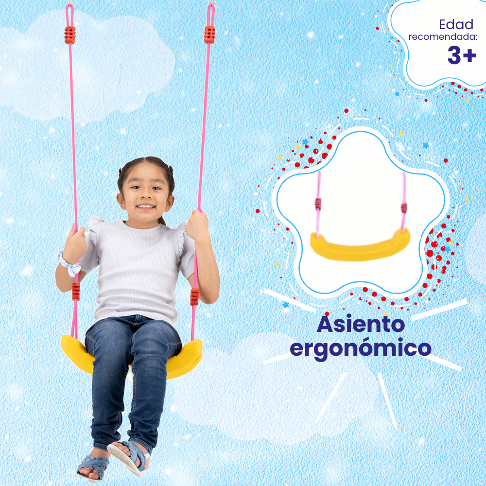 Foto 3 pulgar | Columpio Para Niños Sevilla   150x160 Cm - Enerplay