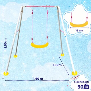 Foto 5 | Columpio Para Niños Sevilla 150x160 Cm - Enerplay