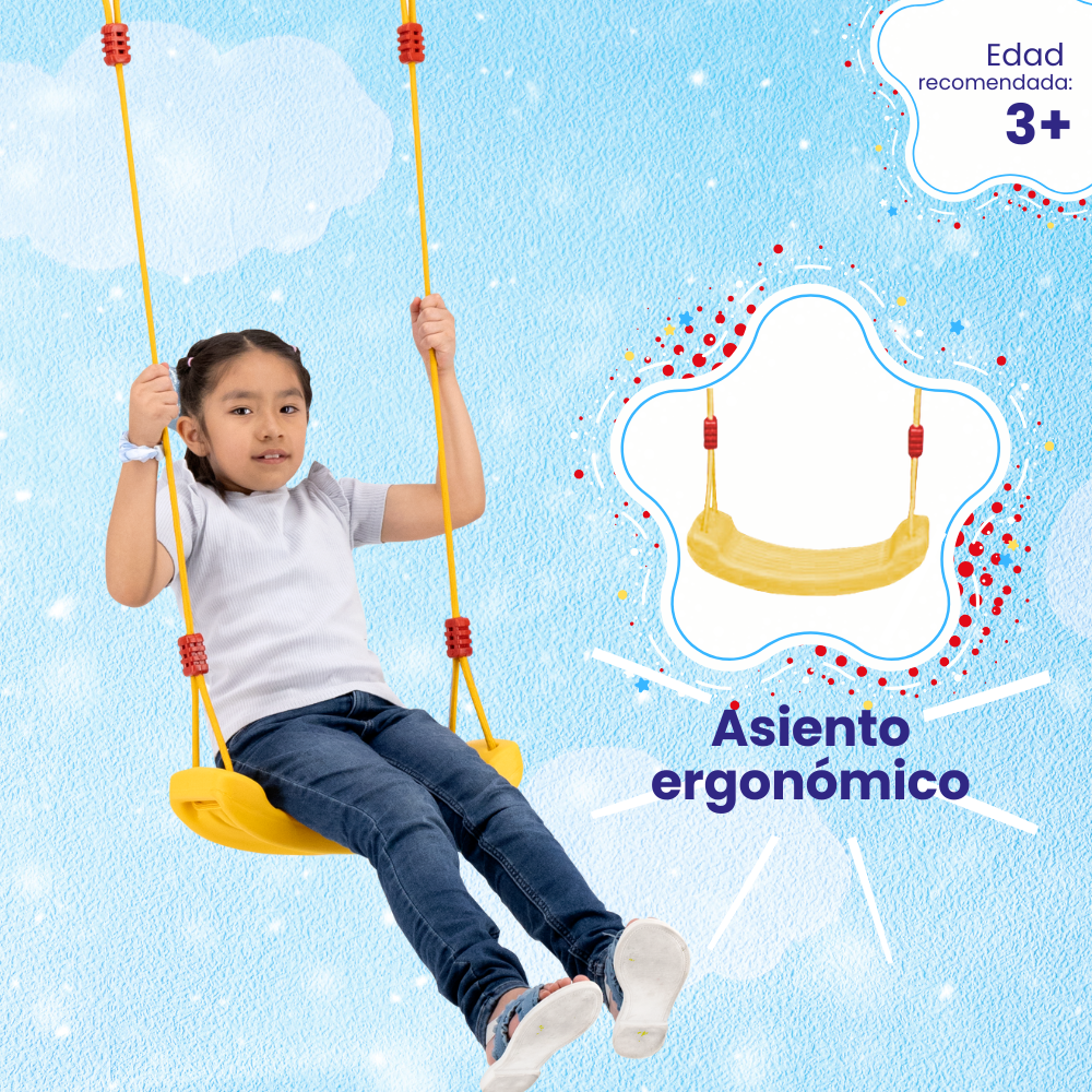 Foto 3 pulgar | Columpio Para Niños Sevilla   150x160 Cm - Enerplay