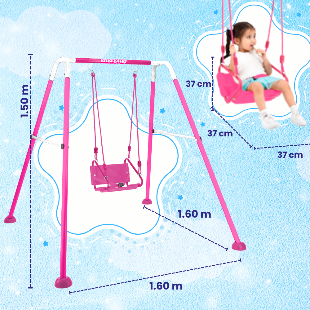 Foto 5 pulgar | Columpio Para Niños  160x150 Cm - Enerplay