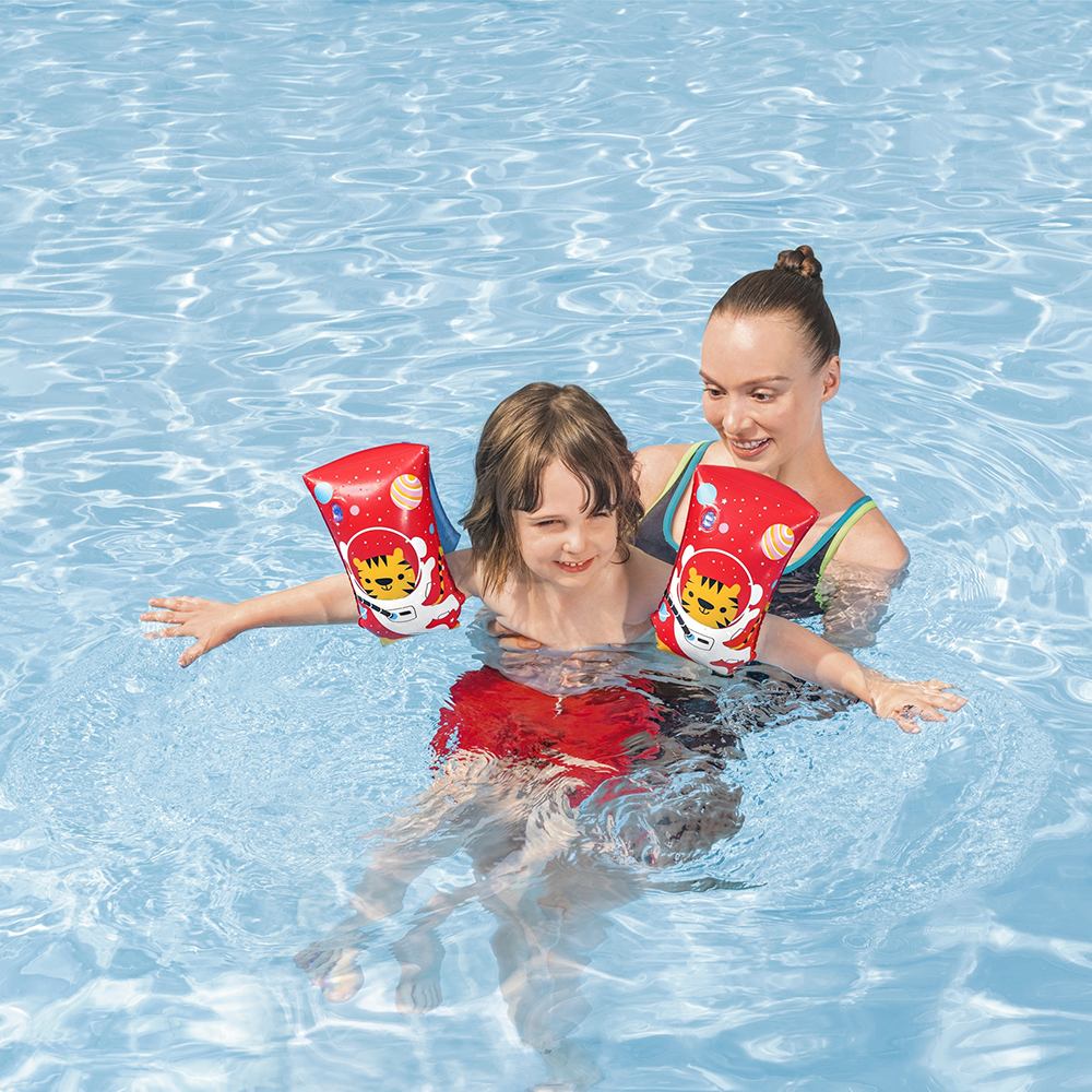 Foto 4 | Flotis para Niño  Bestway Animalitos Splash Paquete Plástico Resistente 6 Piezas