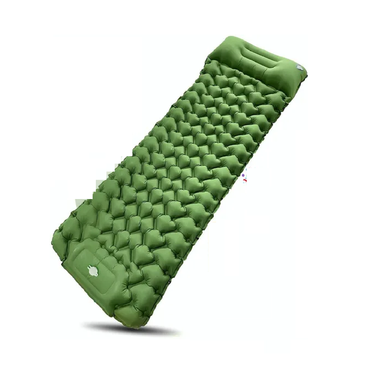 Colchón Inflable Eo Safe Imports Portátil Ultraligero Para Acampar color Verde