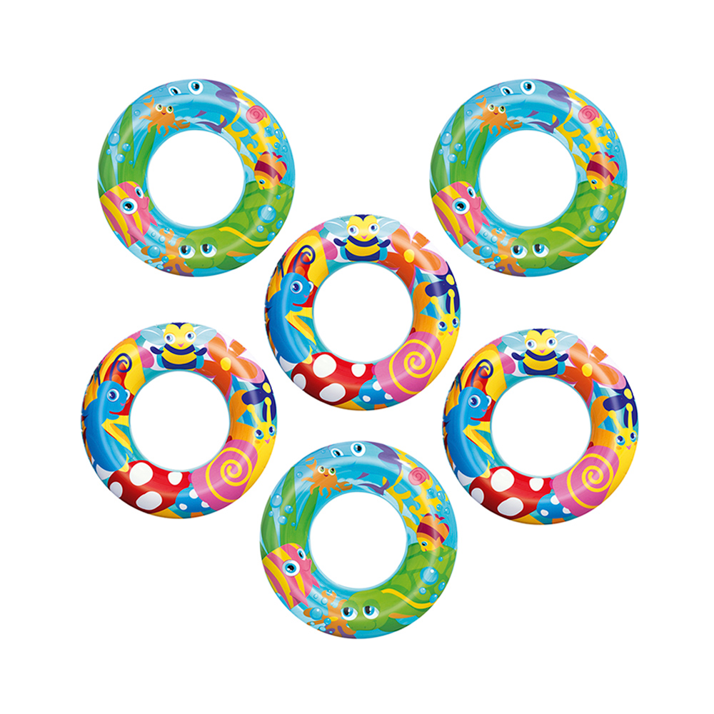 Foto 3 pulgar | Dona Salvavidas Bestway para Niño Plástico Resistente Estampado 6 Piezas