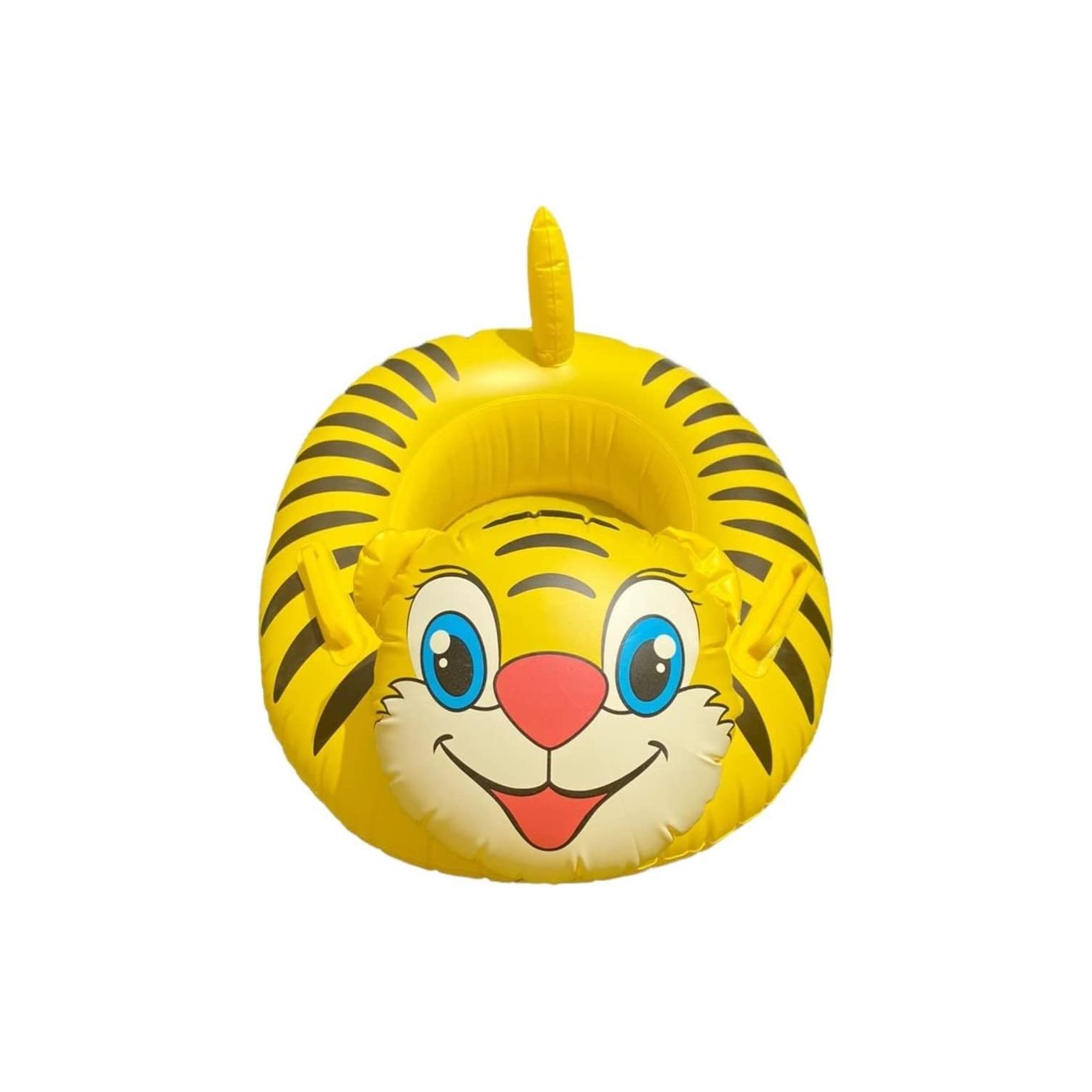 Salvavidas XIMXI Tigre Flotador Inflable Asiento Infantil 2-5 Años color Amarillo