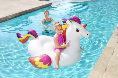 Foto 3 | Unicornio Montable Inflable con Agarraderas