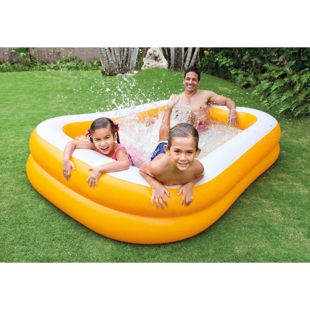 Foto 5 pulgar | Alberca Inflable Swim Center color Naranja