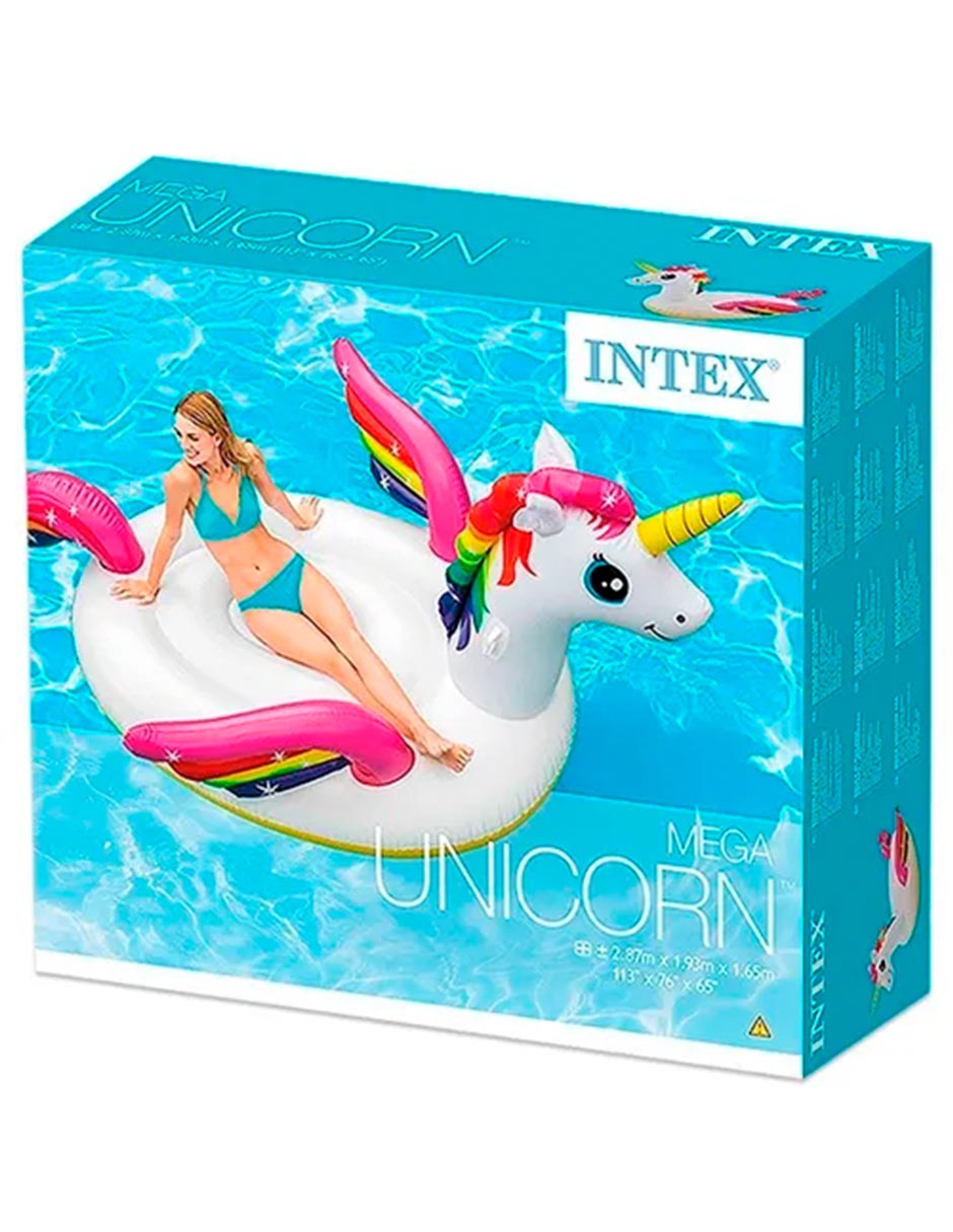 Foto 4 pulgar | Montable Inflable De Mega Unicornio