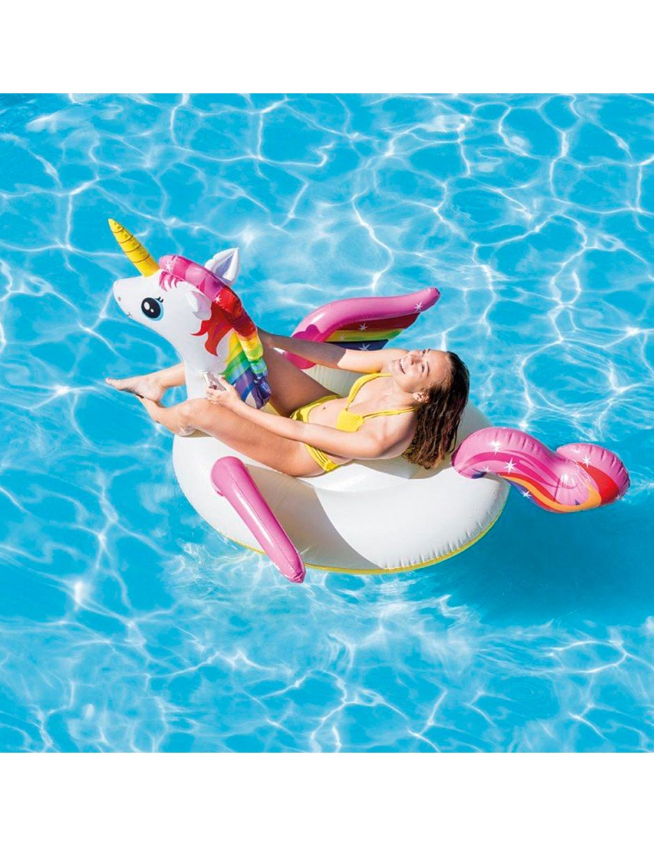 Foto 3 | Montable Intex Inflable de Unicornio Blanco