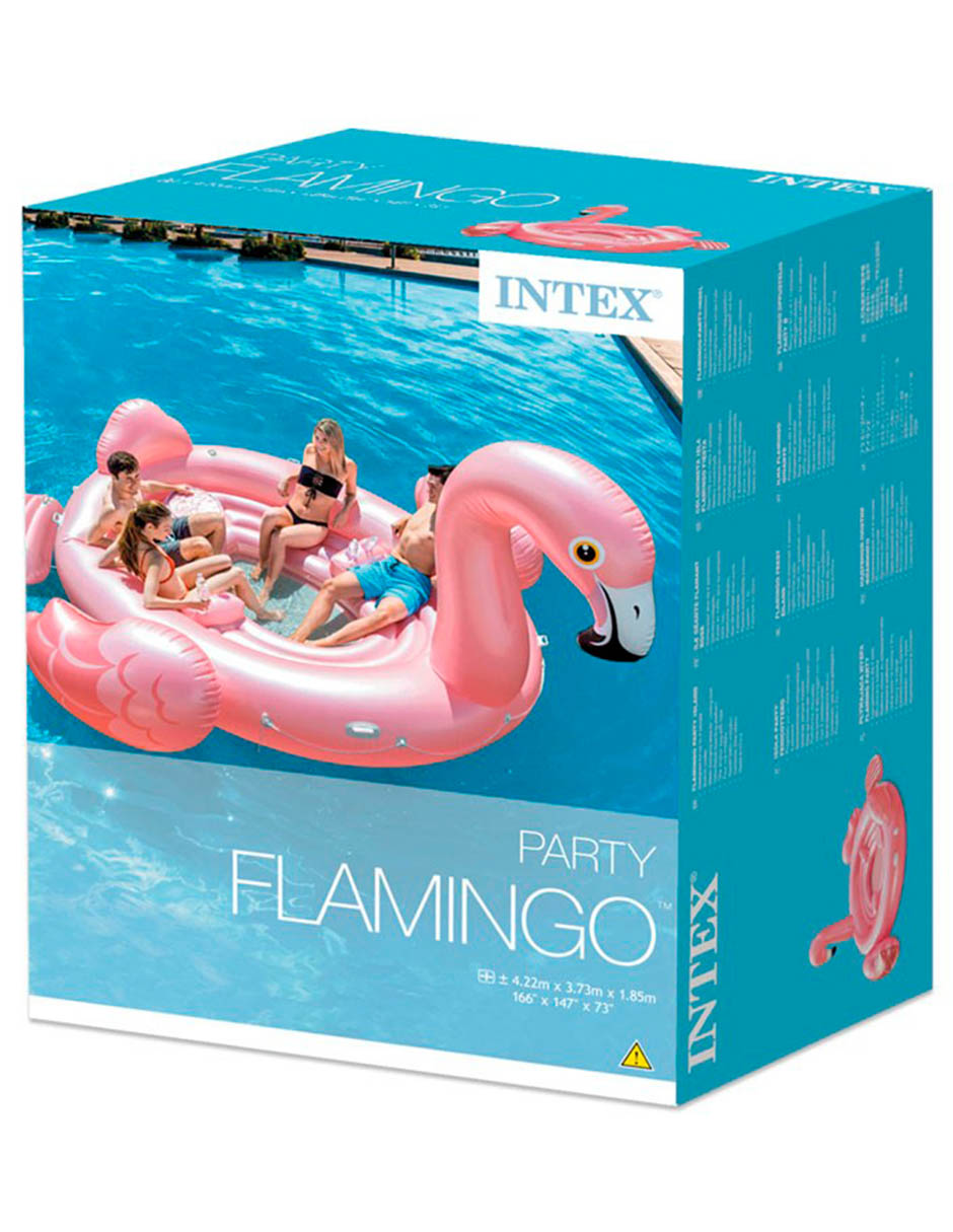 Foto 4 pulgar | Inflable Intex De Flamingo Island I color Rosa