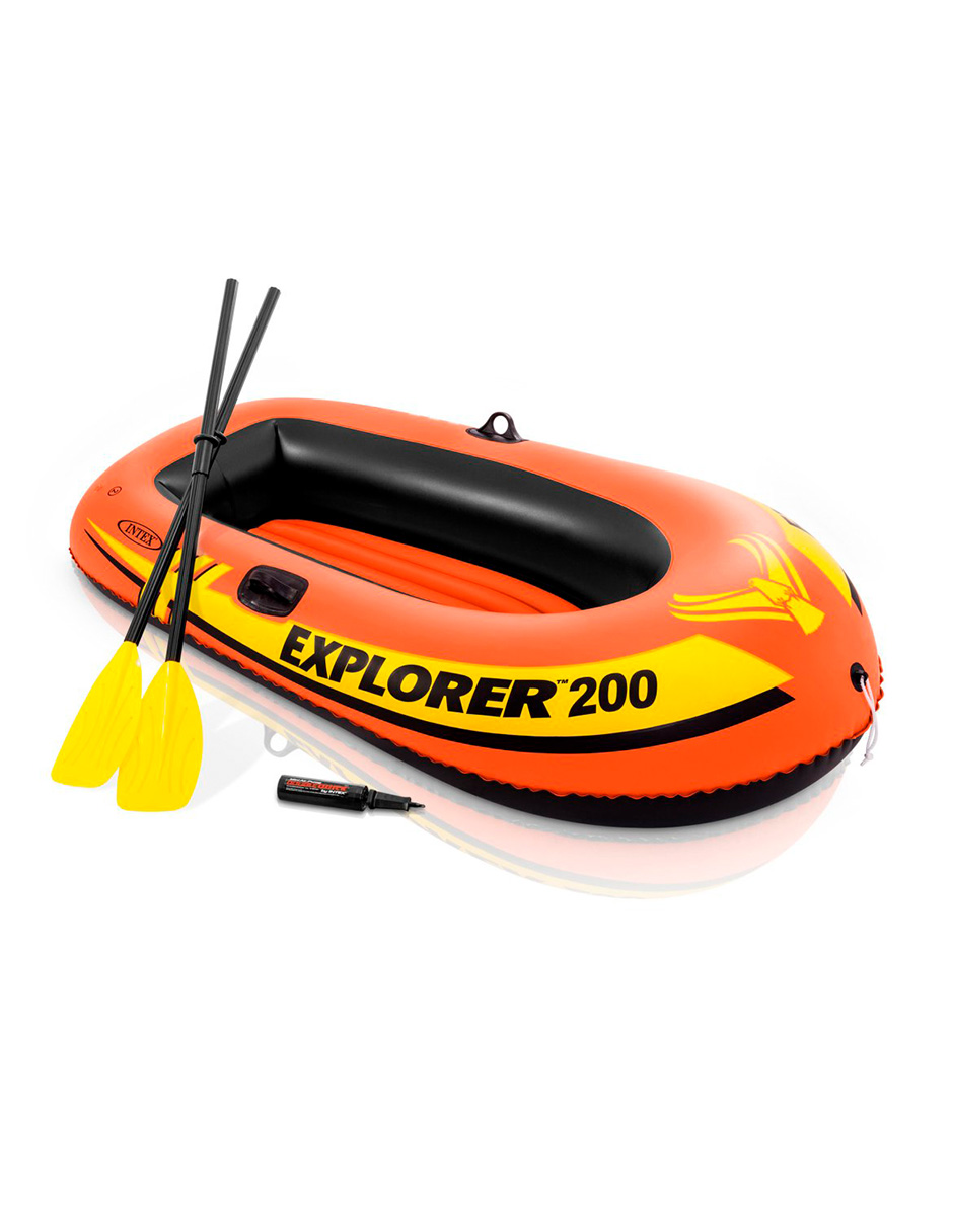 Foto 1 | Lancha  inflable INTEX Explorer 200 Set color Naranja