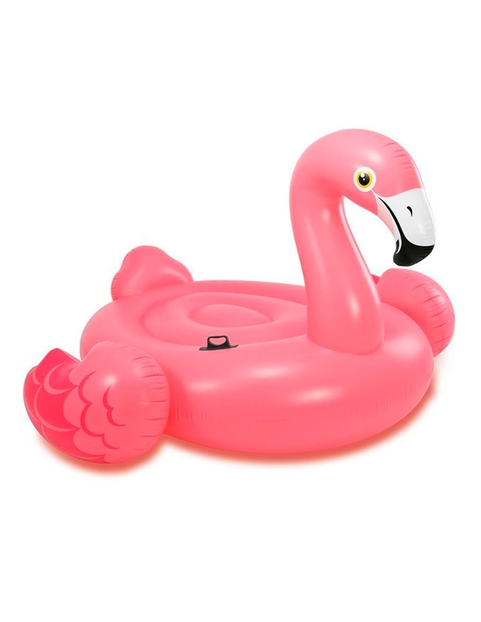 Montable Intex Inflable De Mega Flamingo color Rosa $699