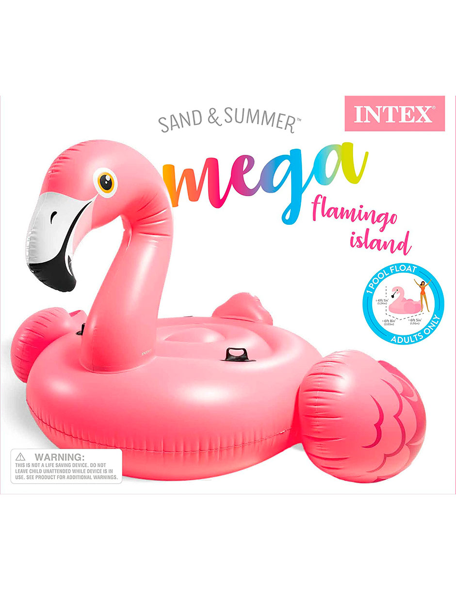 Foto 3 pulgar | Montable Intex Inflable De Mega Flamingo color Rosa