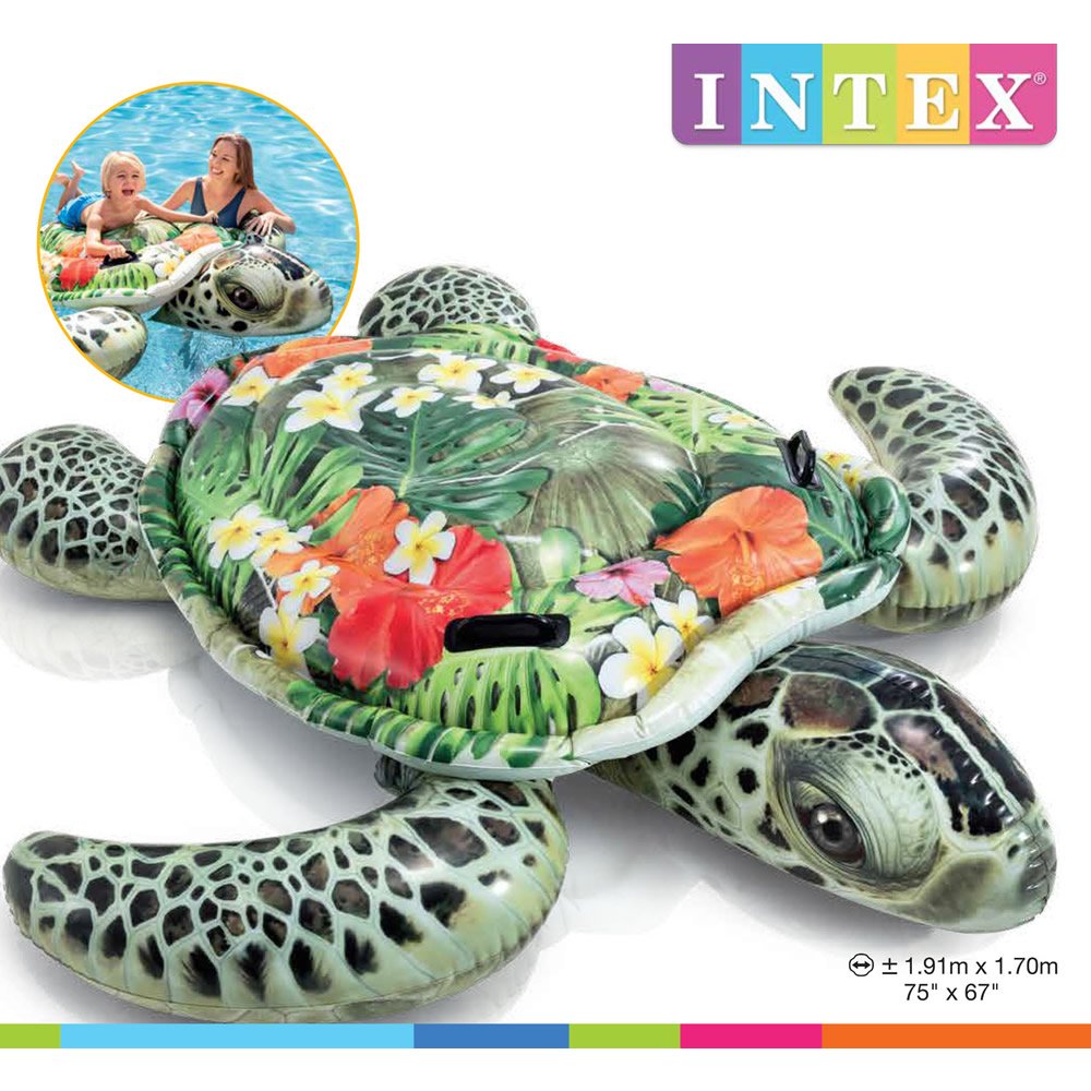 Foto 4 pulgar | Montable Intex Inflable De Tortuga Marina