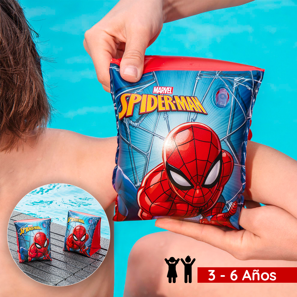 Foto 4 pulgar | Flotis Inflable Para Niños Spiderman 3 A 6 Años Bestway Plástico PVC Pack 6 Pz