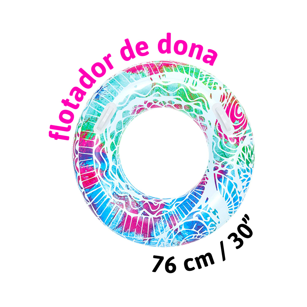 Foto 2 | Salvavidas Dona Inflable Infantil color Azul Bestway Plástico Resistente