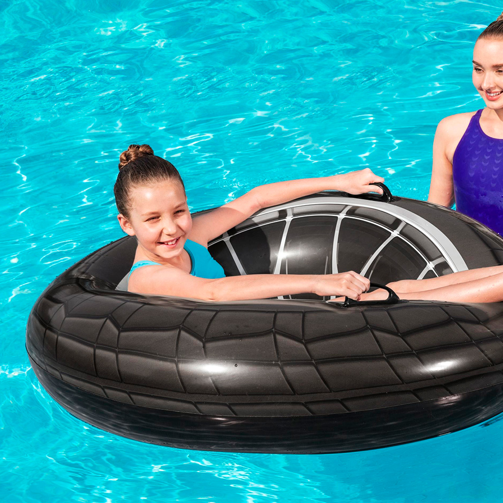 Foto 4 pulgar | Inflable de Dona Bestway Llanta color Negro