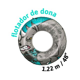 Foto 2 | Inflable de Dona Bestway Rinoceronte color Gris