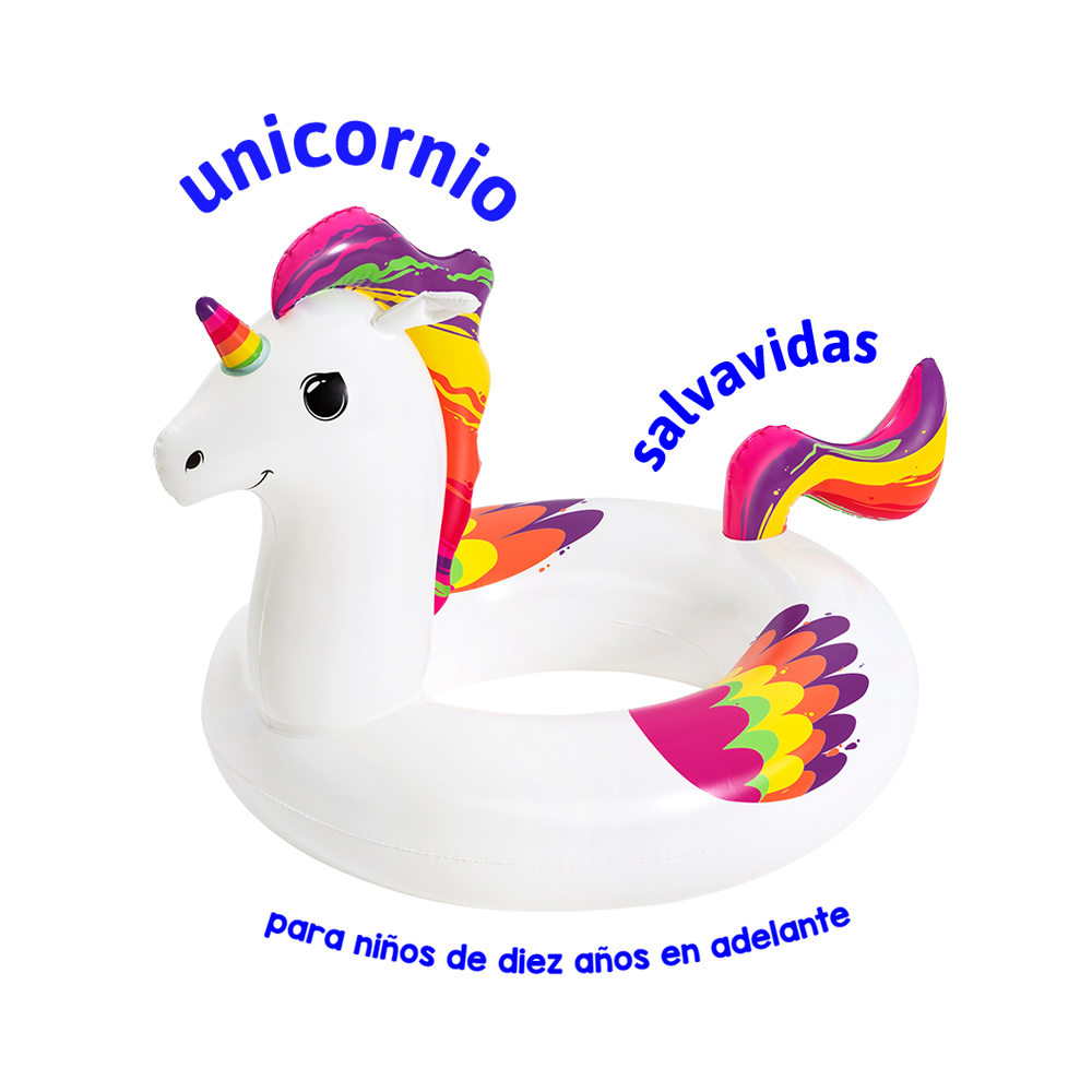 Foto 3 pulgar | Inflable Bestway 36159 color Blanco - Unicornio