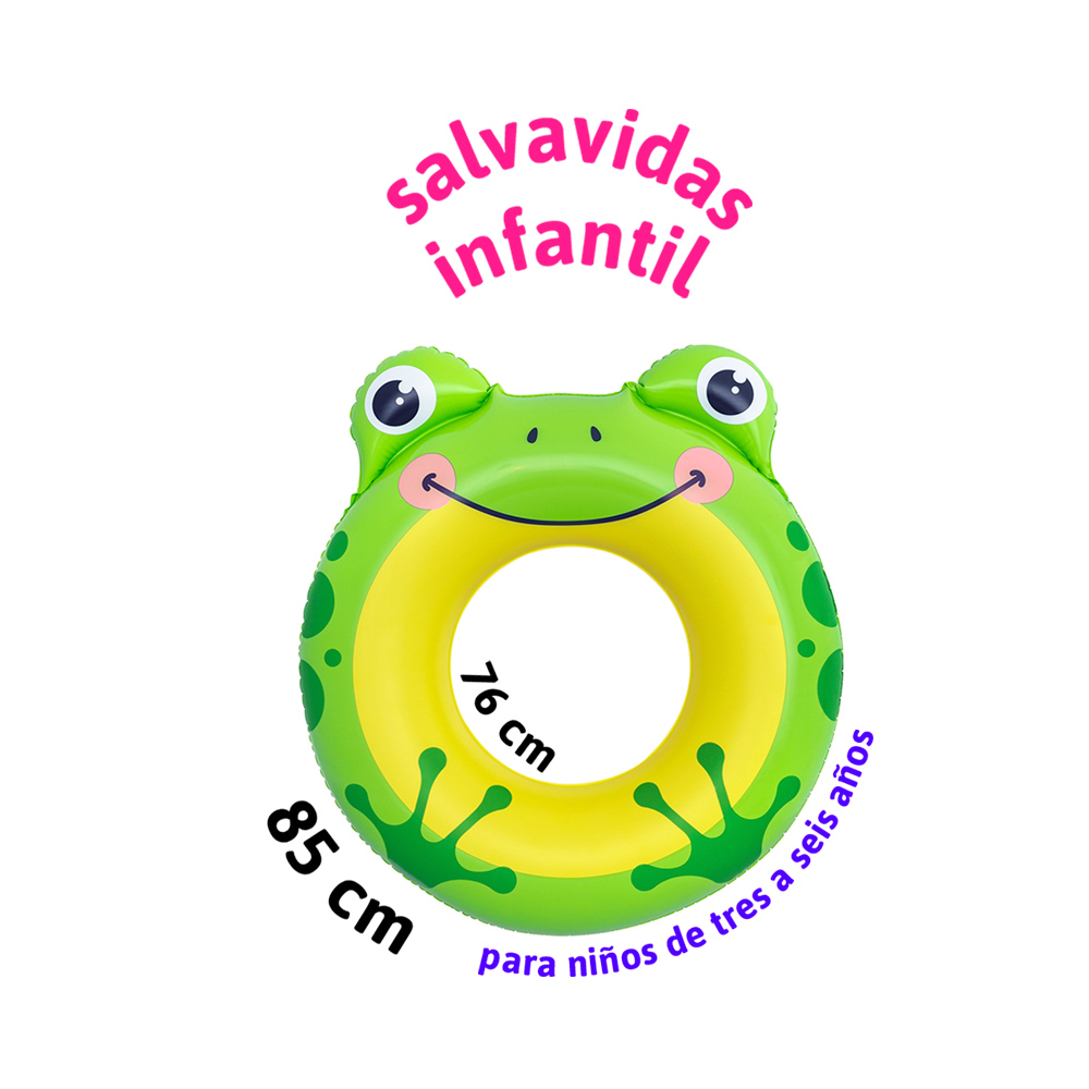 Foto 2 | Salvavidas Inflable Infantil Bestway 36351-VR Rana